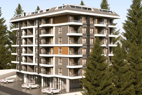 آپارتمان در  Alanya ، ترکیه 1 خوابه ، 62 متر مربع.  شماره 223682 - 8