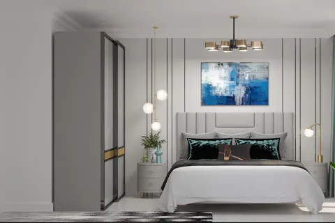 آپارتمان در  Alanya ، ترکیه 1 خوابه ، 62 متر مربع.  شماره 223682 - 4