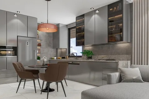 1+1 Lejlighed  i Alanya, Antalya, Tyrkiet Nr. 223683 - 14