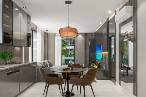 1+1 Lejlighed  i Alanya, Antalya, Tyrkiet Nr. 223683 - 9