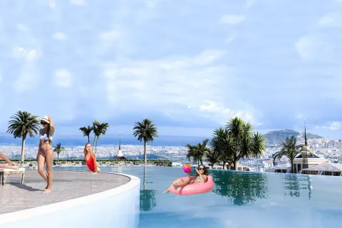 آپارتمان در  Mahmutlar ، ترکیه 1 خوابه ، 50 متر مربع.  شماره 219686 - 9