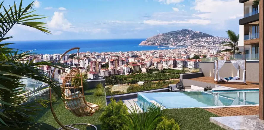 Villa  6+1  Alanya, Antalya, Türkiye №219692