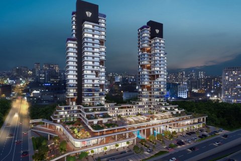 آپارتمان در  Istanbul ، ترکیه 1 خوابه ، 66 متر مربع.  شماره 211389 - 1