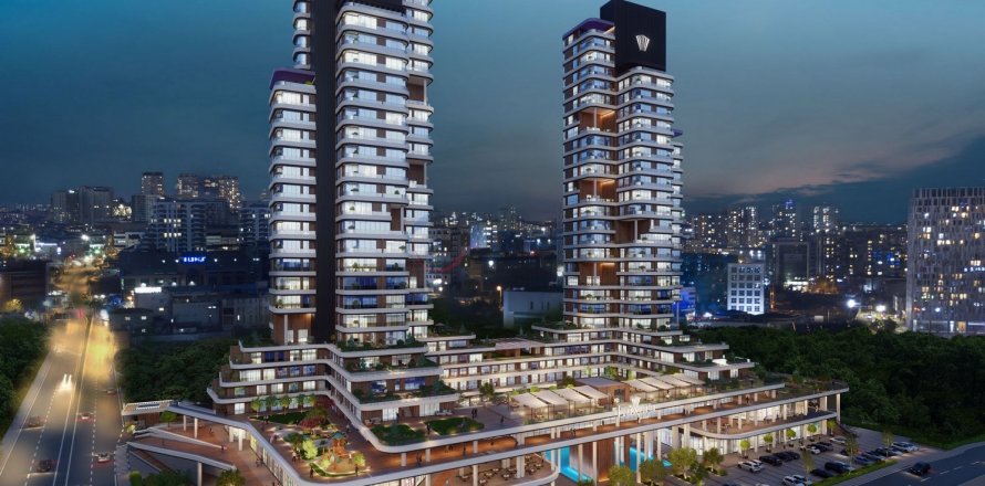 آپارتمان در  Istanbul ، ترکیه 1 خوابه ، 66 متر مربع.  شماره 211389