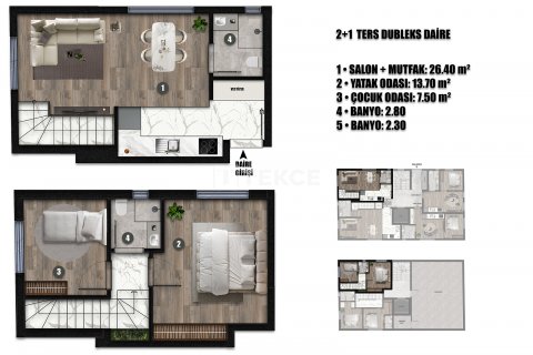 Продажа квартиры  в Анталье, Турция 2+1, 96м2, №211381 – фото 26