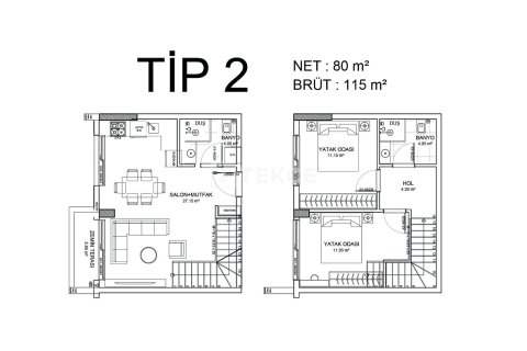 Daire  2+1  Aksu, Antalya, Türkiye №221617 - 12