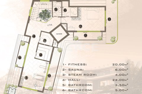 7+2 Villa in Alanya, Antalya, Türkei Nr. 214830 - 30