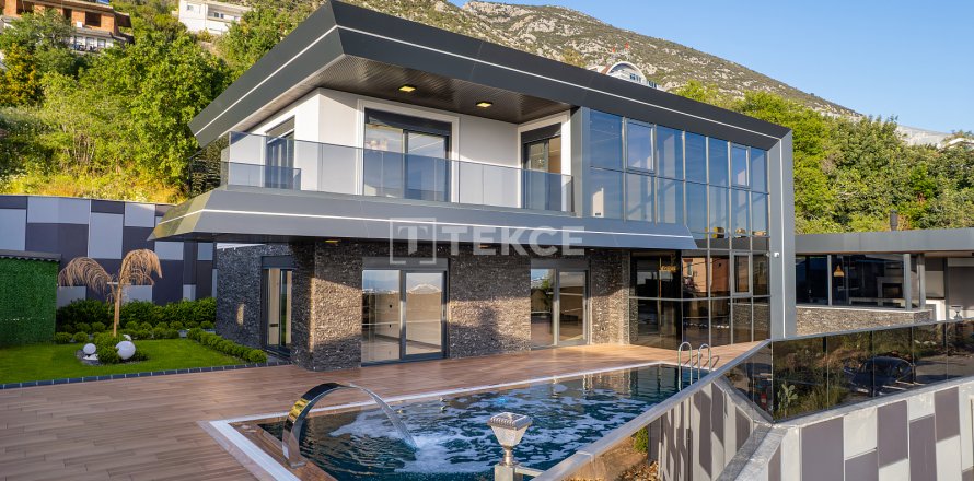 4+1 Villa i Alanya, Antalya, Tyrkiet Nr. 214831