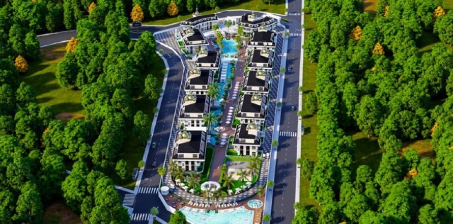 1+1 Leilighet  i Antalya, Tyrkia Nr. 222759