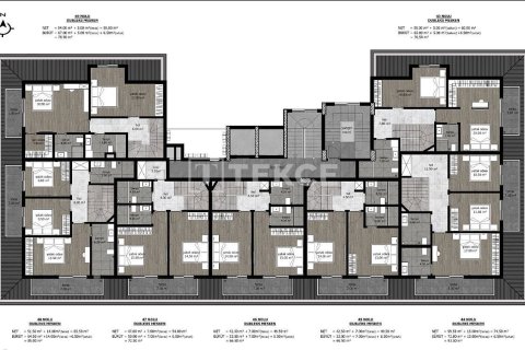 2+1 Takvåning  i Alanya, Antalya, Turkiet Nr. 214995 - 11