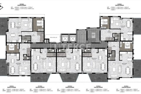 2+1 Takvåning  i Alanya, Antalya, Turkiet Nr. 214995 - 10