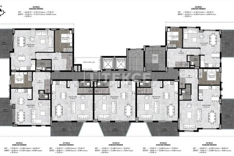 3+1 Takvåning  i Alanya, Antalya, Turkiet Nr. 214996 - 10