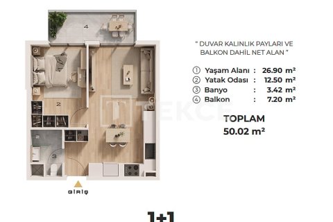 2+1 Wohnung  in Ankara, Türkei Nr. 232295 - 14