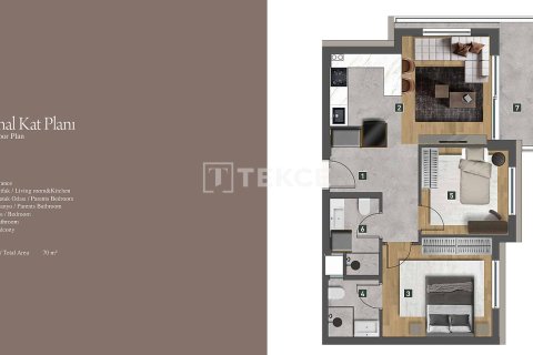 1+1 Leilighet i Aksu, Antalya, Tyrkia Nr. 226287 - 12