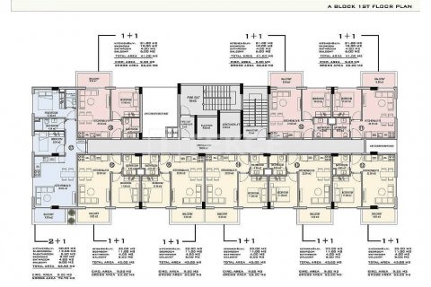 پنت هاس در  Alanya ، ترکیه 2 خوابه ، 115 متر مربع.  شماره 44319 - 15