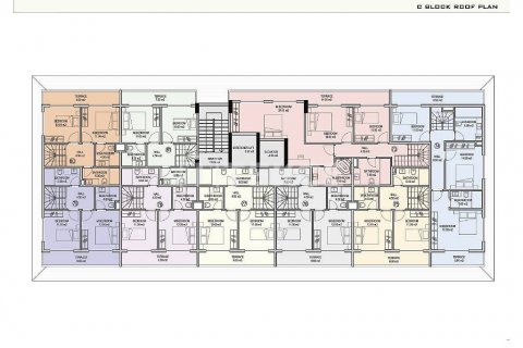 پنت هاس در  Alanya ، ترکیه 2 خوابه ، 115 متر مربع.  شماره 44319 - 20