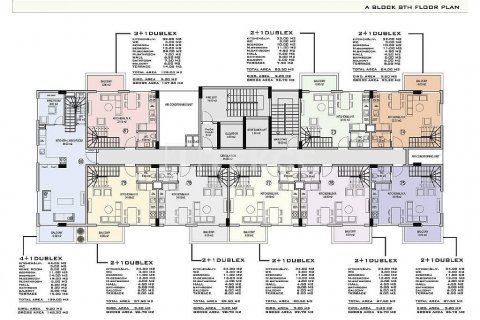 1+1 Lejlighed  i Alanya, Antalya, Tyrkiet Nr. 44318 - 16