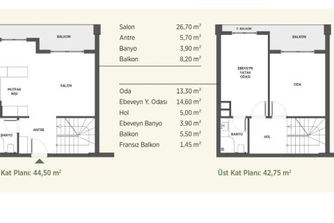 Продажа квартиры  в Анкаре, Турция 3 комн., 89м2, №227862 – фото 12