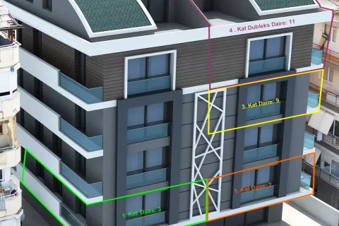 3+1 Wohnung  in Mugla, Türkei Nr. 220238 - 8