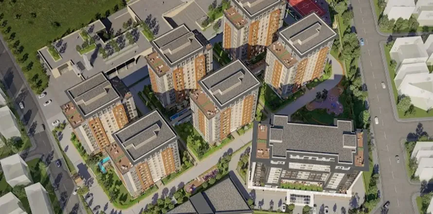 Квартира  4-х ком. в Стамбуле, Турция №213396