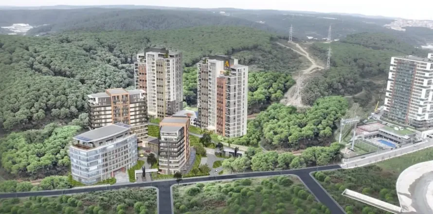 Квартира  3-х ком. в Стамбуле, Турция №213399