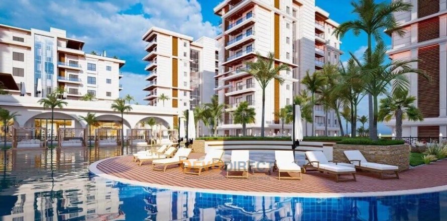 1+1 Leilighet  i Long Beach, Iskele,  Nr. 226150