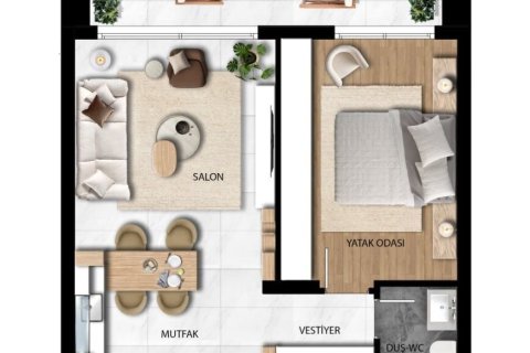 1+1 Lägenhet i Iskele, Nr. 226148 - 19