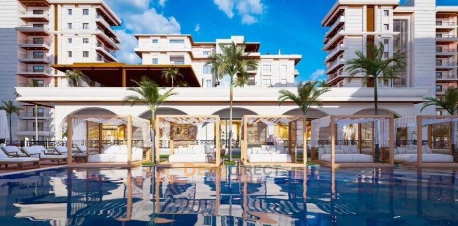1+1 Leilighet  i Long Beach, Iskele,  Nr. 226151