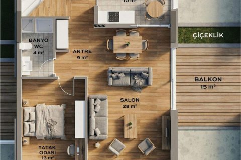 Продажа квартиры  в Коньяалты, Анталье, Турция 2+1, 95м2, №232564 – фото 23