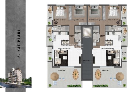 Apartment for sale  in Famagusta, Northern Cyprus, 2 bedrooms, 75m2, No. 215661 – photo 15