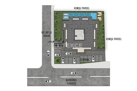 Продажа квартиры  в Аланье, Анталье, Турция 1+1, 55м2, №215662 – фото 24