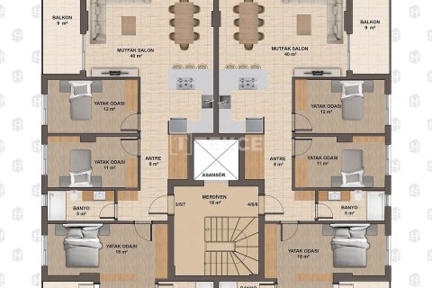 Dubleks daire  4+1  Antalya, Türkiye №223168 - 16