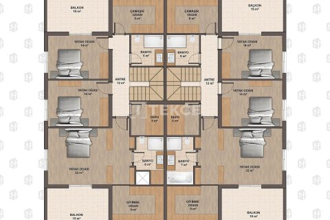 Dubleks daire  4+1  Antalya, Türkiye №223168 - 17