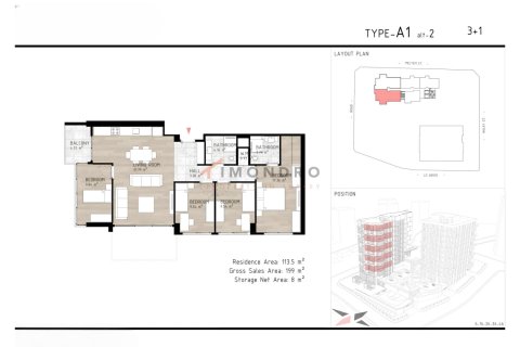 Daire  4+1  Kâğıthane, İstanbul, Türkiye №221633 - 22
