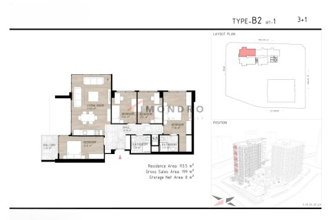 Daire  4+1  Kâğıthane, İstanbul, Türkiye №221633 - 25