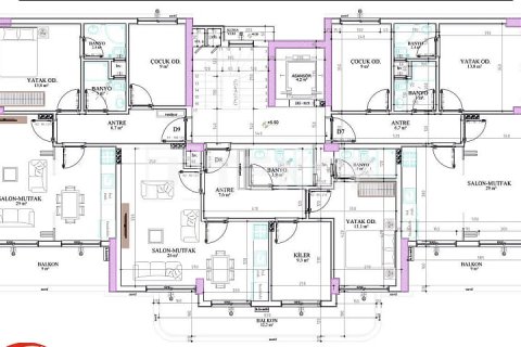 Apartment for sale  in Antalya, Turkey, 2 bedrooms, 81m2, No. 217180 – photo 24