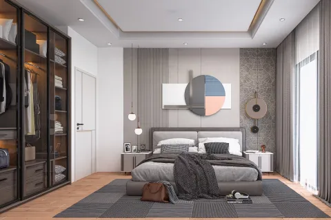 آپارتمان در  Mugla ، ترکیه 4 خوابه ، 340 متر مربع.  شماره 223792 - 10