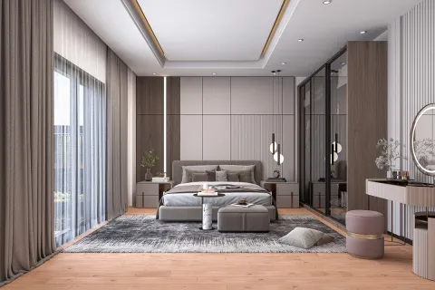 آپارتمان در  Mugla ، ترکیه 4 خوابه ، 340 متر مربع.  شماره 223792 - 12