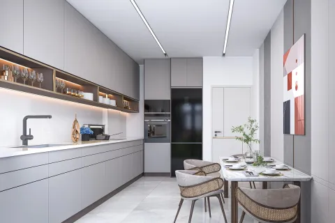 آپارتمان در  Mugla ، ترکیه 4 خوابه ، 340 متر مربع.  شماره 223792 - 5