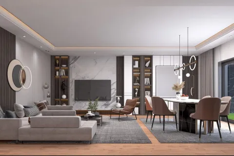 آپارتمان در  Mugla ، ترکیه 4 خوابه ، 340 متر مربع.  شماره 223792 - 4