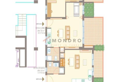 Daire 1+1 №214855 - 27