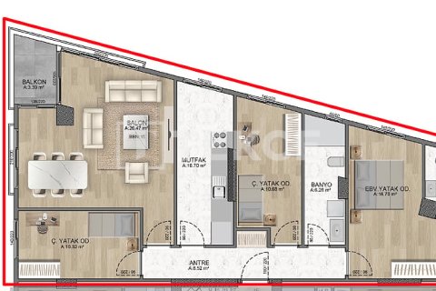 Apartment for sale in Istanbul, Turkey, 3 bedrooms, 103m2, No. 226577 – photo 14