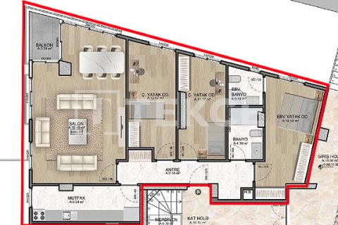 Apartment for sale in Istanbul, Turkey, 2 bedrooms, 98m2, No. 226576 – photo 13