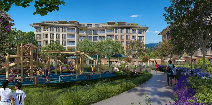 Квартира  5-х ком. в Стамбуле, Турция №213389