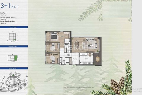 Продажа квартиры в Стамбуле, Турция 3+1, 172м2, №51033 – фото 28