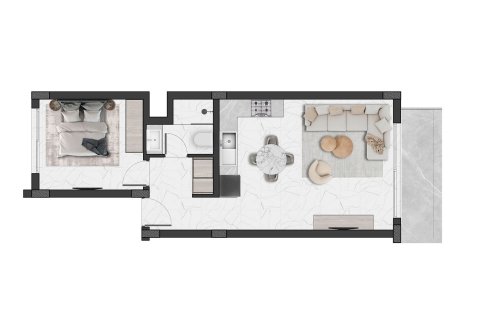 Apartment for sale  in Famagusta, Northern Cyprus, 65m2, No. 211139 – photo 11