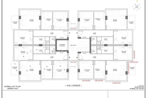 2+1 Lejlighed i Antalya, Tyrkiet Nr. 215742 - 4