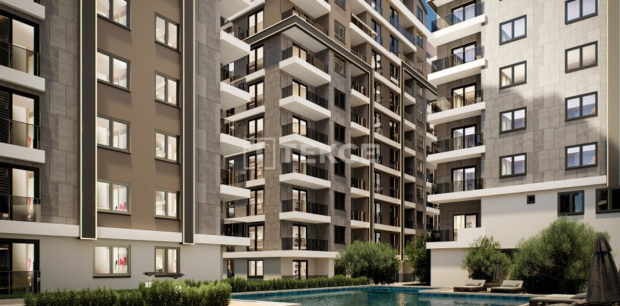 3+1 Leilighet  i Antalya, Tyrkia Nr. 212663