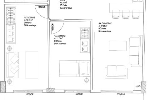 Продажа квартиры  в Мугле, Турция, 118м2, №224334 – фото 4