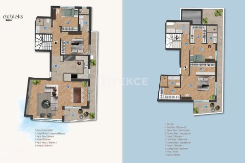3+1 Lägenhet i Antalya, Turkiet Nr. 225471 - 21